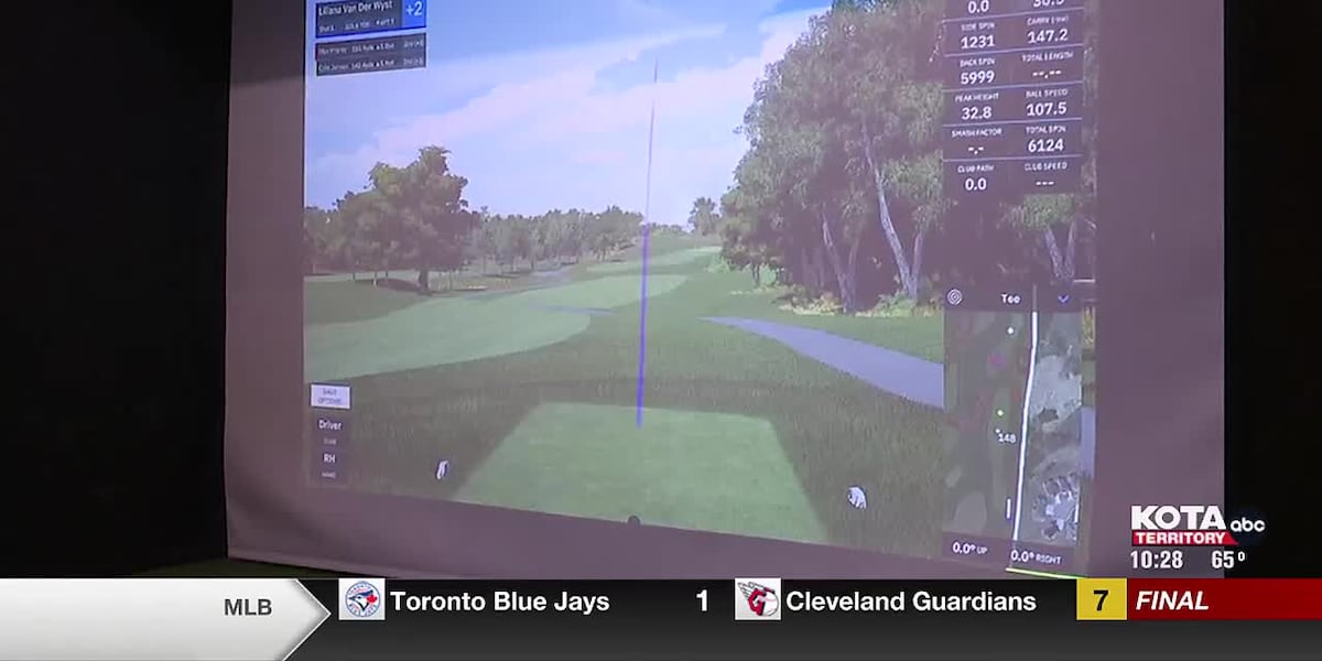 RC Stevens ahead of the game with golf simulator [Video]