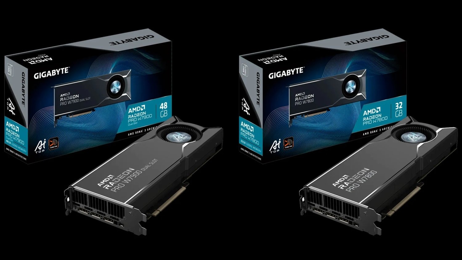 GIGABYTE launches Radeon PRO W7900 Dual Slot AI TOP 48G with 48GB of GDDR6 with ECC support [Video]
