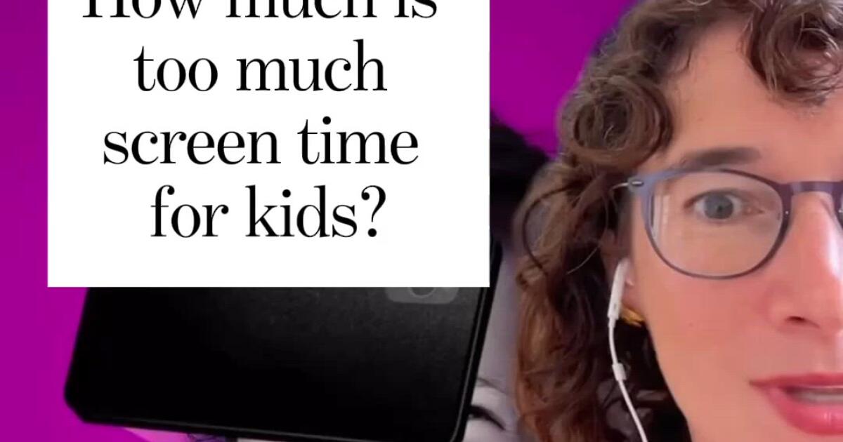 Are screen time limits for kids realistic? Most parents say no. [Video]