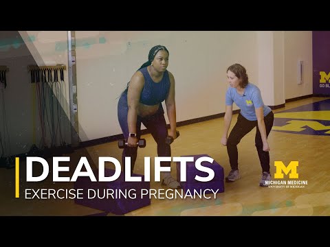Exercise During Pregnancy – Episode 4 – Deadlifts [Video]