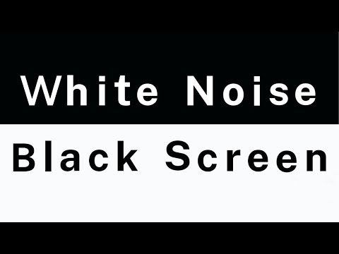 White Noise Black Screen for Stress Reduction | 24 Hours of Tranquility For Sleep, Study, Focus [Video]