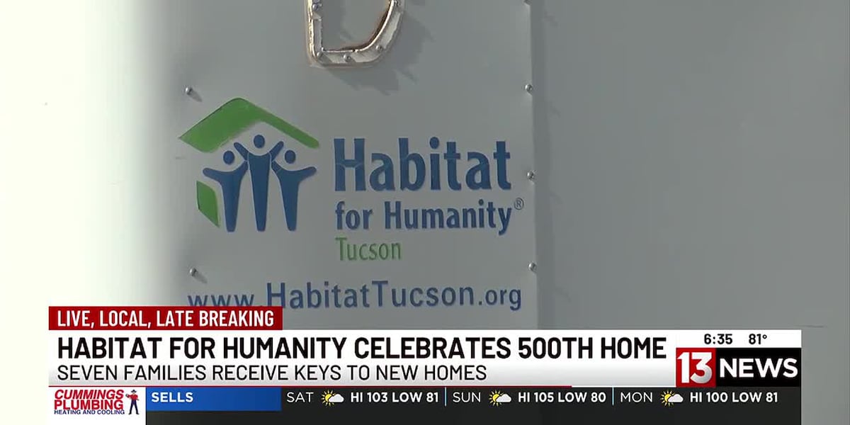 Habitat for Humanity Tucson celebrates 500th home [Video]