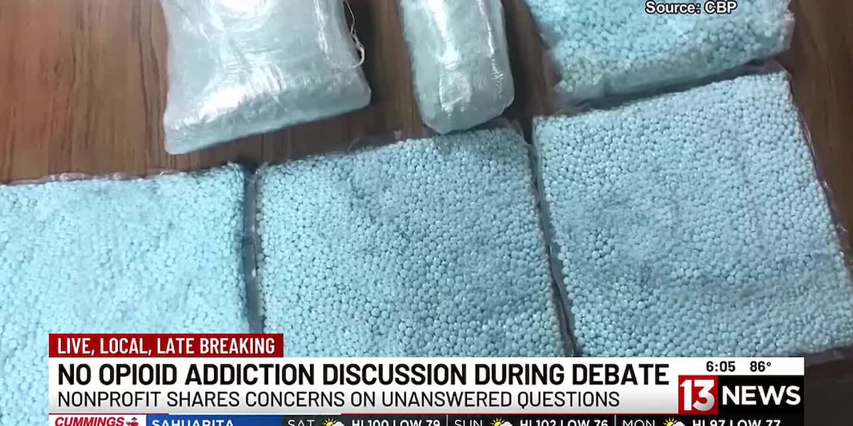 Many concerned after opioid addiction wasn’t discussed during debate [Video]