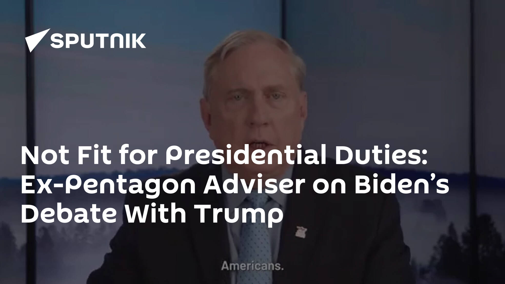 Ex-Pentagon Adviser Comments on Bidens Debates With Trump [Video]