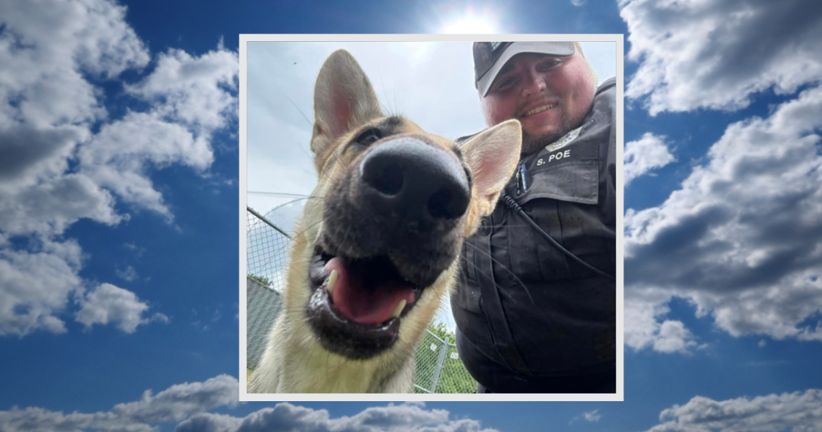 Dog left in hot car finds forever home with IMPD officer who rescued her [Video]