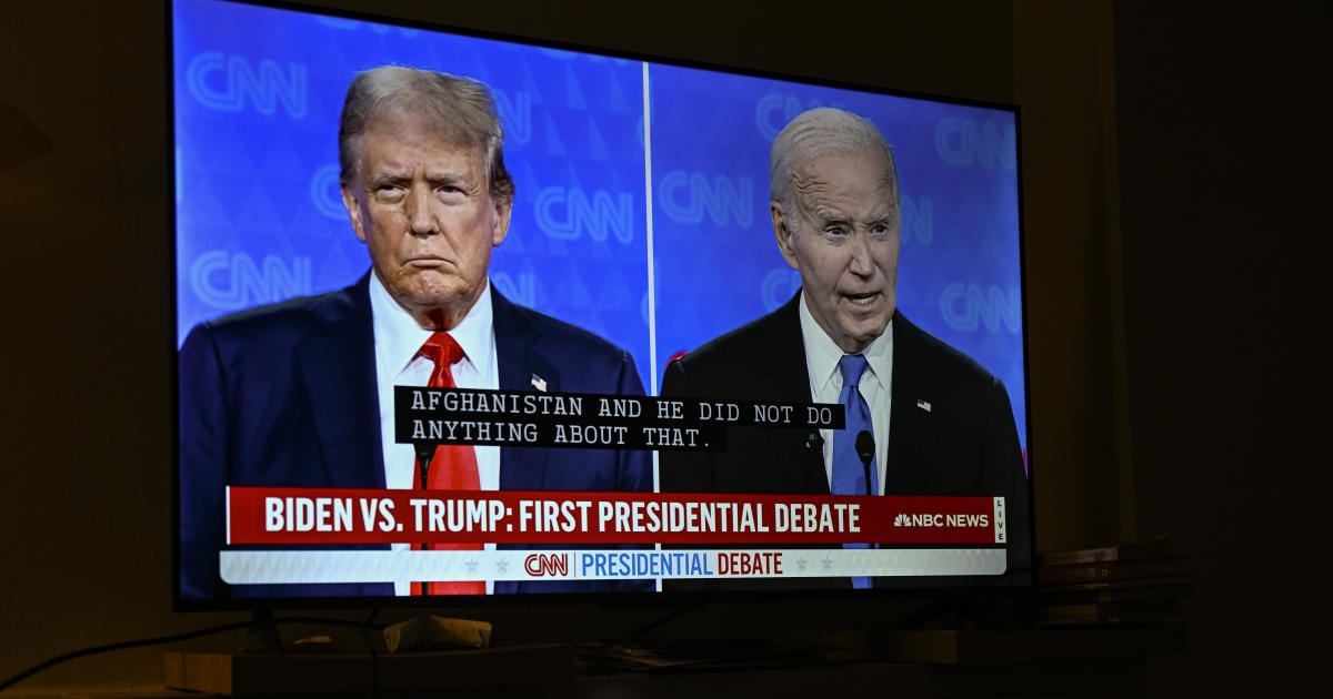 Increasing numbers of voters don’t think Biden should be running after debate with Trump  CBS News poll [Video]