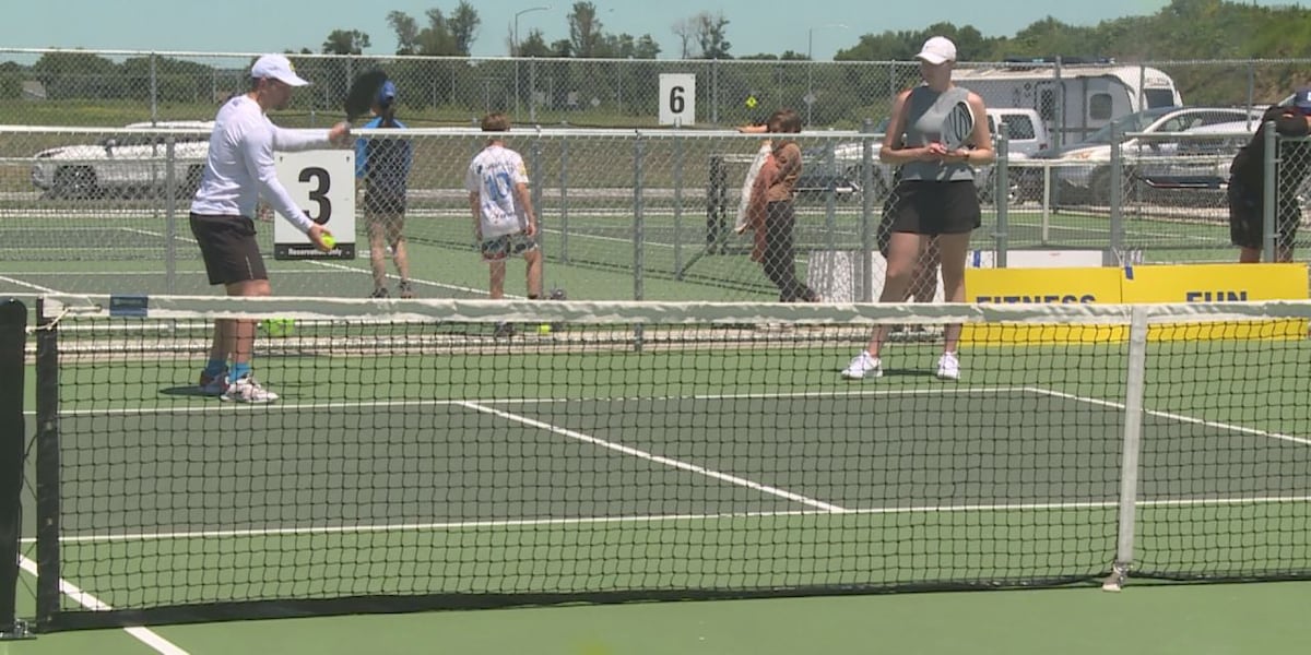 First pickleball tournament held on the Linda Erickson courts [Video]