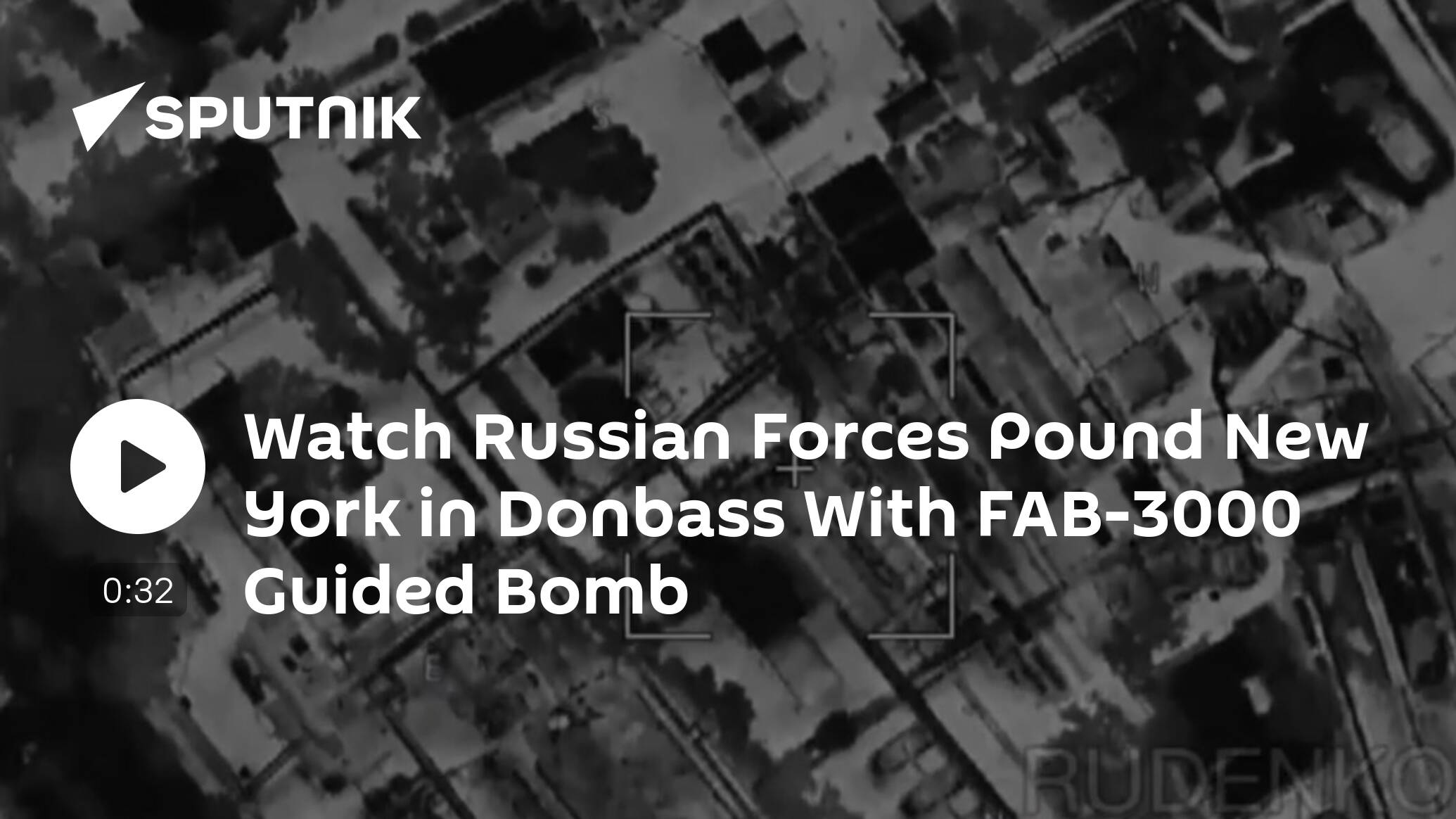 Watch Russian Forces Pound New York With FAB-3000 Guided Bomb [Video]