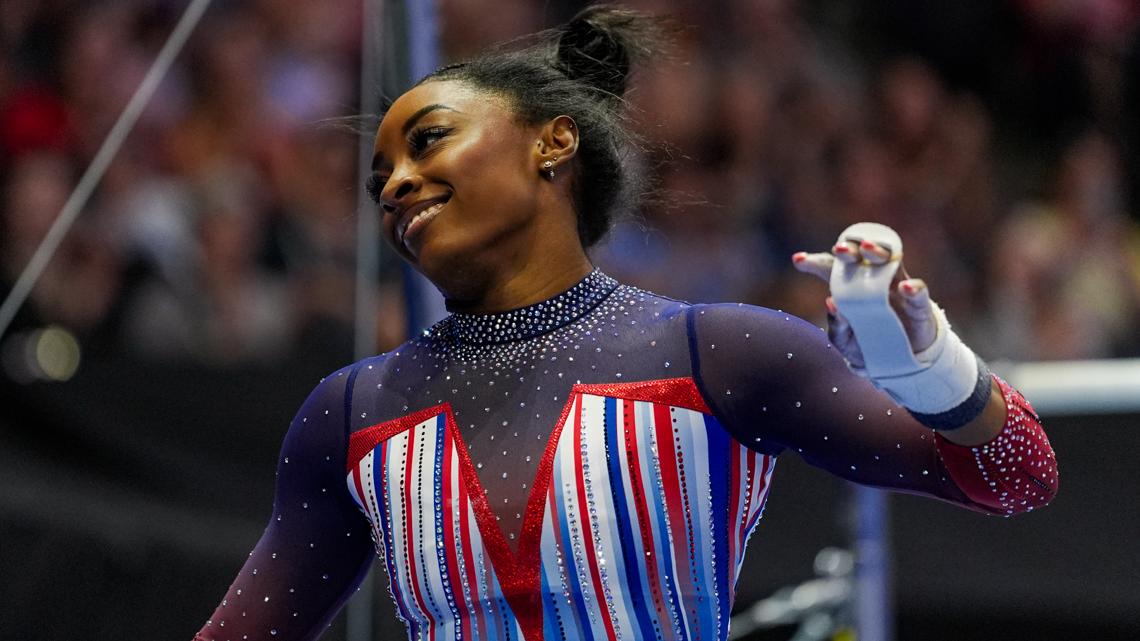 Simone Biles secures third trip to the Olympics [Video]