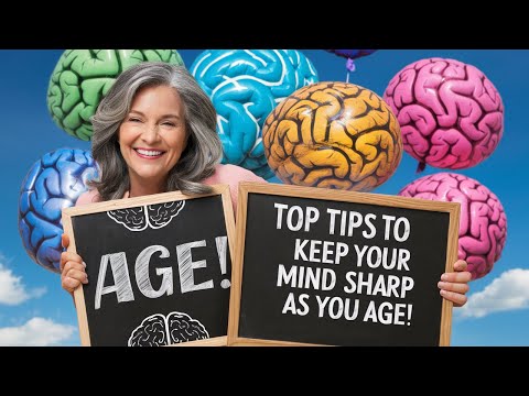 Top Tips to Keep Your Mind Sharp As You Age! Anti-Aging Strategies! [Video]