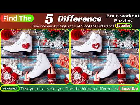 Brain Games for All Find the 5 Difference [Video]