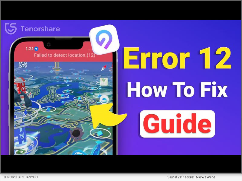 [Updated!] Pokemon GO Failed to Detect Location 12 Fixed by using Tenorshare iAnyGo [Video]