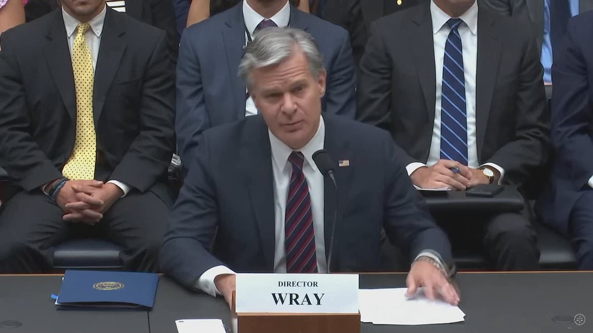 Trump demands FBI Director Wray RESIGN for claiming he saw 