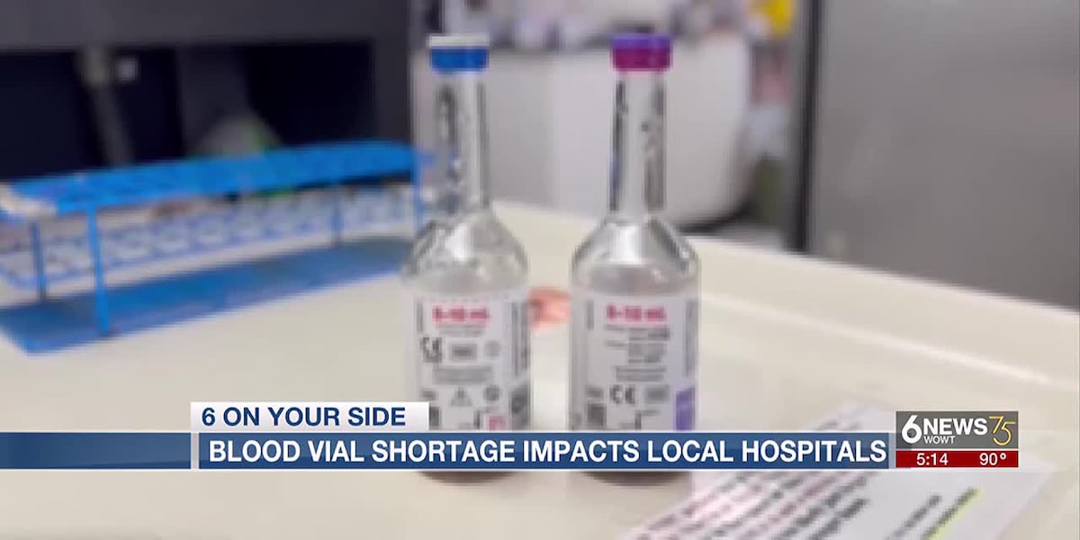 Blood vial shortage impacts Omaha hospitals [Video]