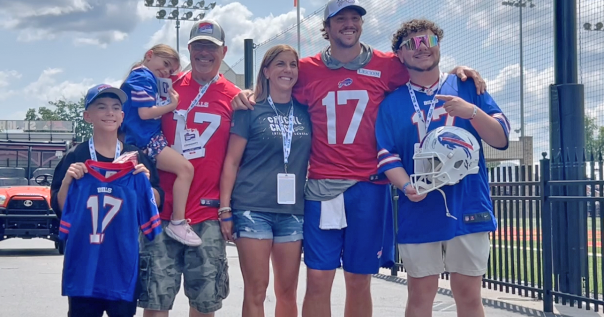 Buffalo Bills fan being treated for cancer has his wish granted at training camp [Video]